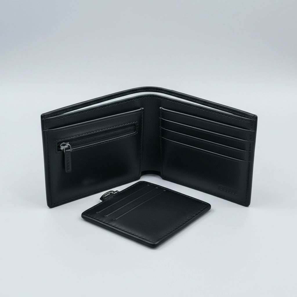 Black Leather Wallet