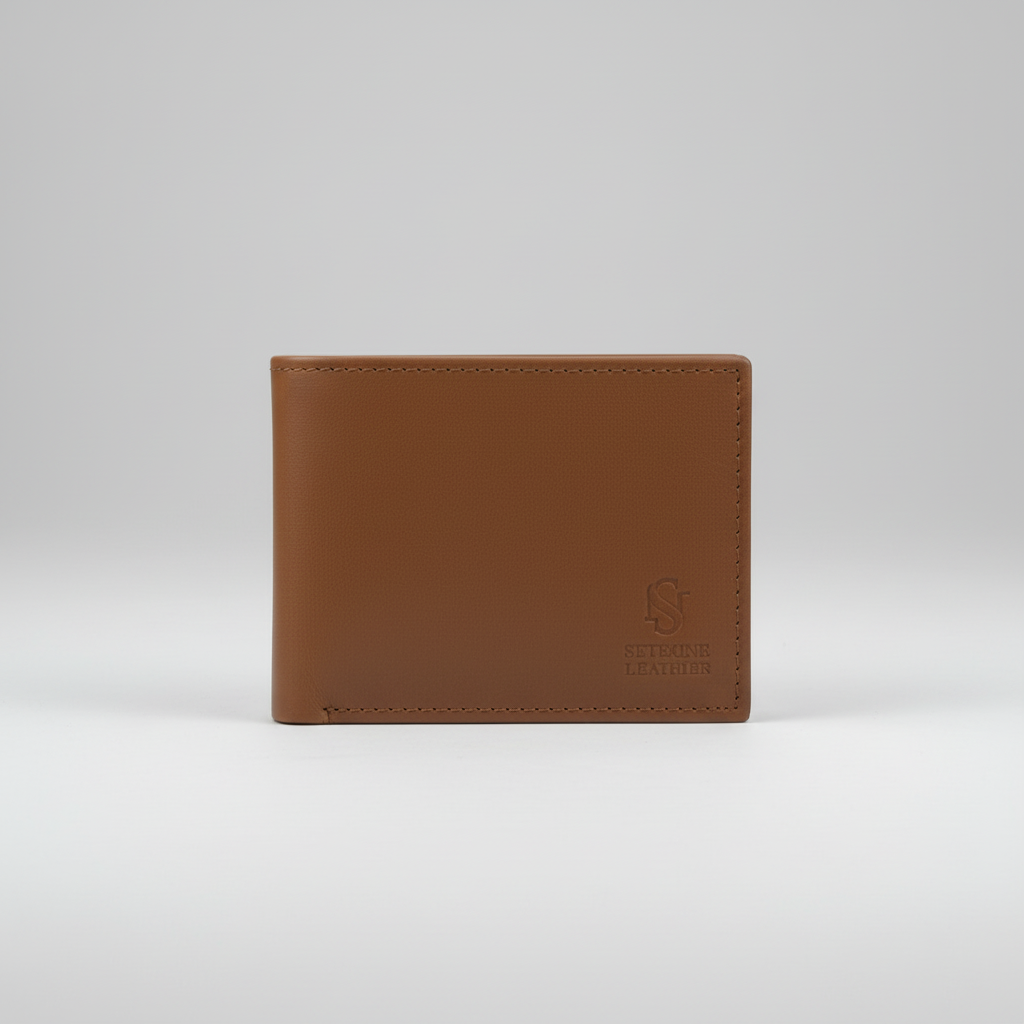brown leather wallet for men