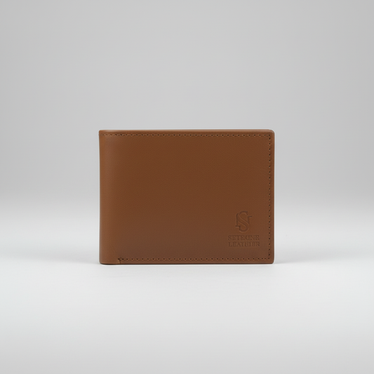brown leather wallet for men
